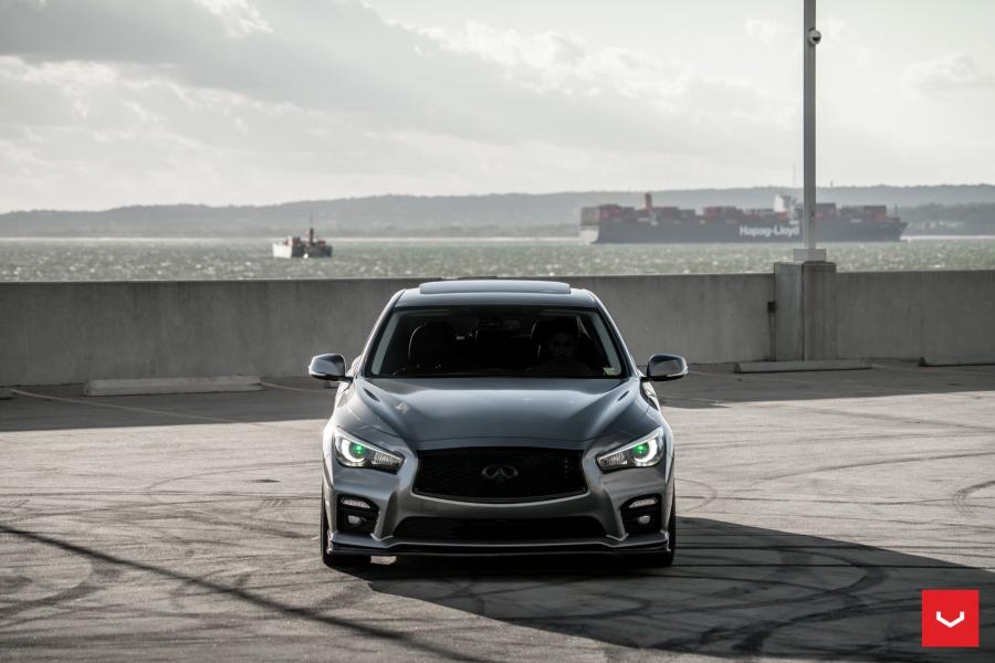  Infiniti Q50S on Vossen Wheels (HF-2) 2018 года  (фото 15 из 45)